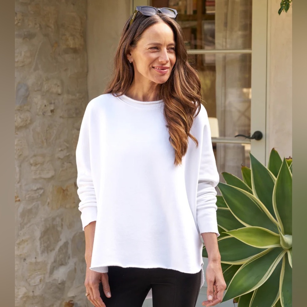 Frank & Eileen Capelet Anna Long Sleeve Triple Fleece Sweatshirt